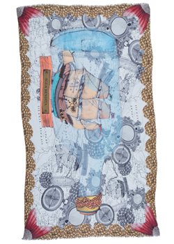 2015 Agua Bendita Swimwear<br>Sailor Boat<br>Bendito Estribor Scarf