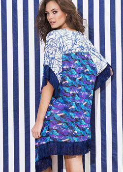 2015 Maaji Swimwear<br/>Bleu Saddles Kimono