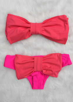 Lolli Swim<br>Up Up and Away Bikini in Pink Salmon