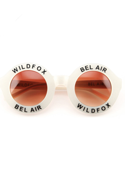 2015 Wildfox<br>Bel Air Pearl White Sunglasses