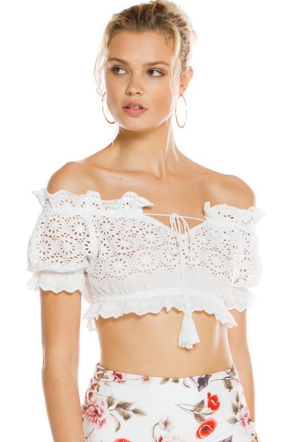 Agua Bendita Swim Layla Jasmine Top 3971