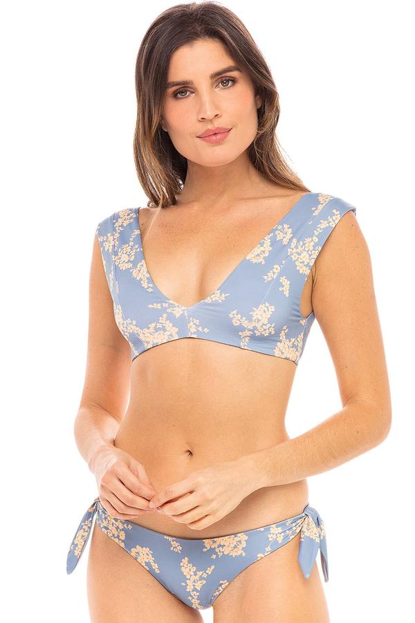 RevelRey Abigal Top Blue Botanical