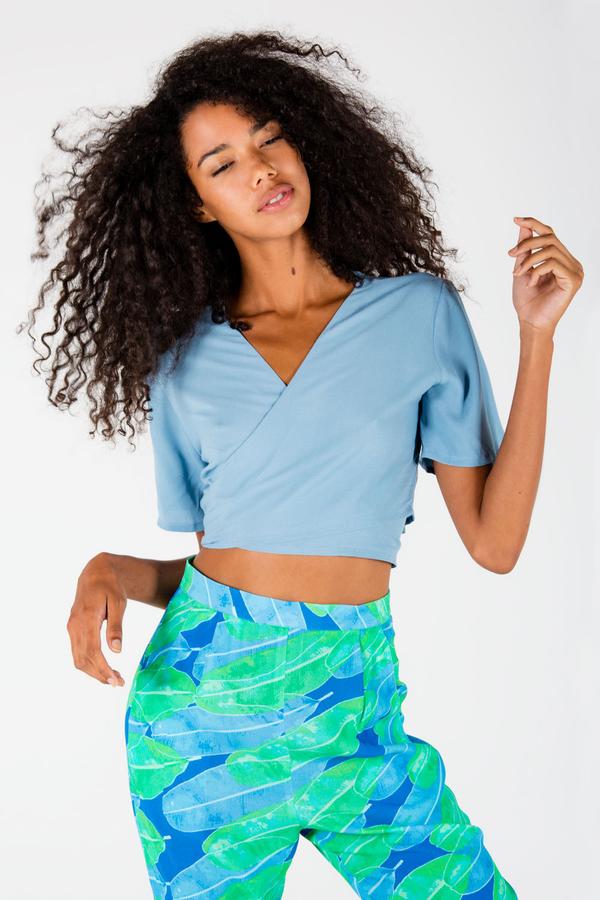 Fiji Top in Sky Blue