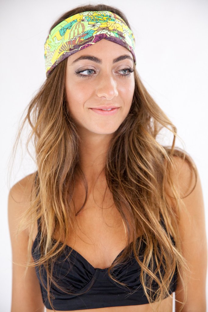 2015 Maaji Swimwear Yellow Beach Turban, maaji-302MAX, Cacique Boutique