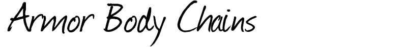 Armor Body Chains